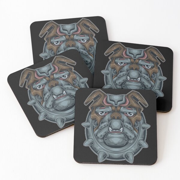 Item preview, bulldog head cyberpunk finishing designed and sold by angel1818.