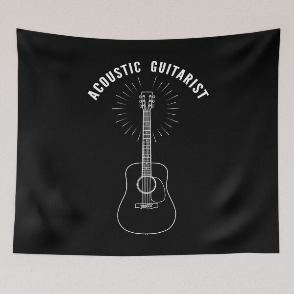Item preview, Acoustic Guitarist Acoustic Guitar Outline designed and sold by nightsworthy.