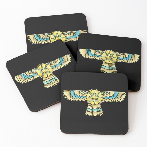 Item preview, Animation color drawing: winged divine star. Symbol in Assyrian mythology.   designed and sold by YanaZvereva.