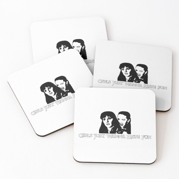 Xena Warrior Princess, Girls Just Wanna Have Fun Coasters (Set of 4)