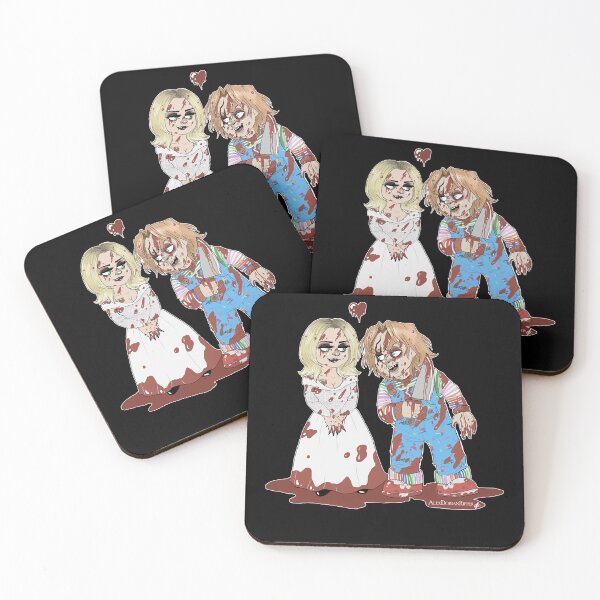Item preview, Bride of chucky and tiffany with blood designed and sold by PowersMelvin.