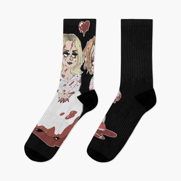 Item preview, Bride of chucky and tiffany with blood designed and sold by PowersMelvin.