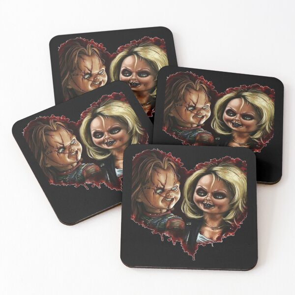 Item preview, chucky and tiffany heart design designed and sold by PowersMelvin.