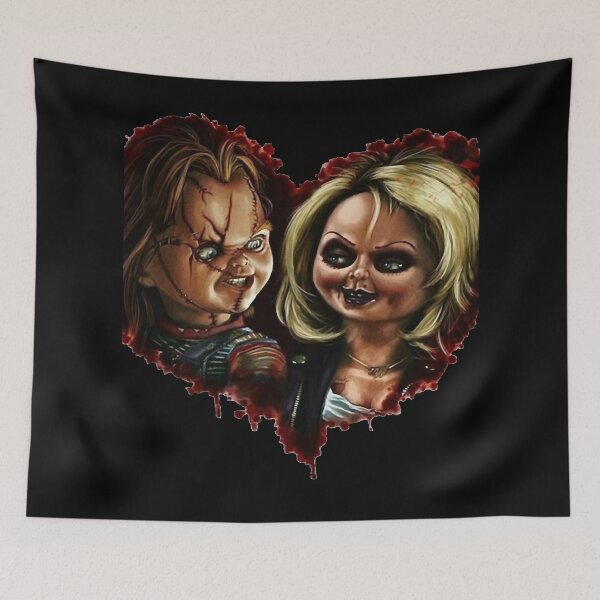 Item preview, chucky and tiffany heart design designed and sold by PowersMelvin.