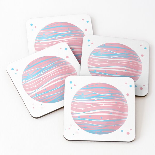 Item preview, Pride Planets - Transgender Flag designed and sold by IndiArts.