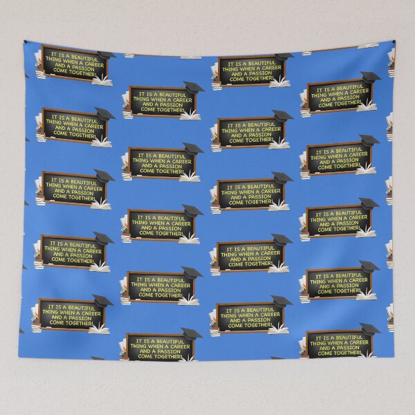 Item preview, Career & Passion Come Together! (on Blue) designed and sold by PawsitiveMum.