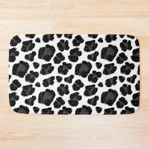Item preview, black leopard pattern - black white leopard skin pattern designed and sold by Amalzaki.