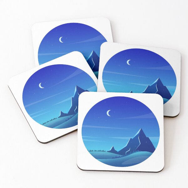 Item preview, Moonlight Landscape Starry Night designed and sold by roocky.