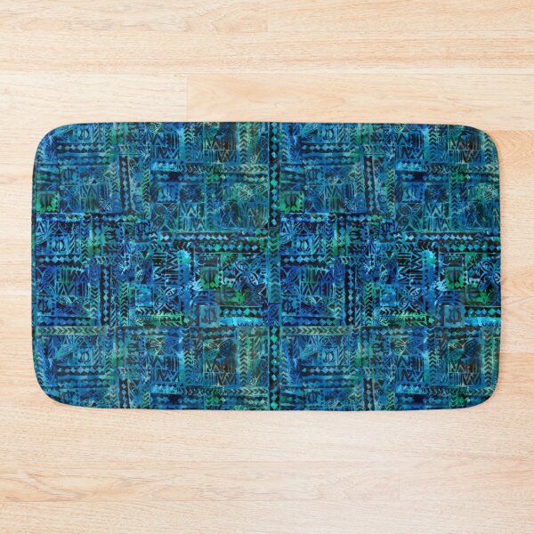 Item preview, Hawaiian blue Tapa designed and sold by Linda Maliuana.