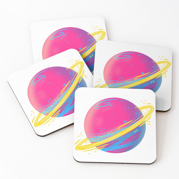 Item preview, Pride Planets - Pansexual Flag designed and sold by IndiArts.