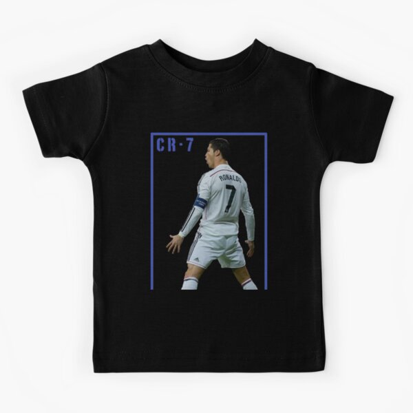 CR7 Camiseta Niños Ronaldo Fútbol Regalo Niños Estampado dorado