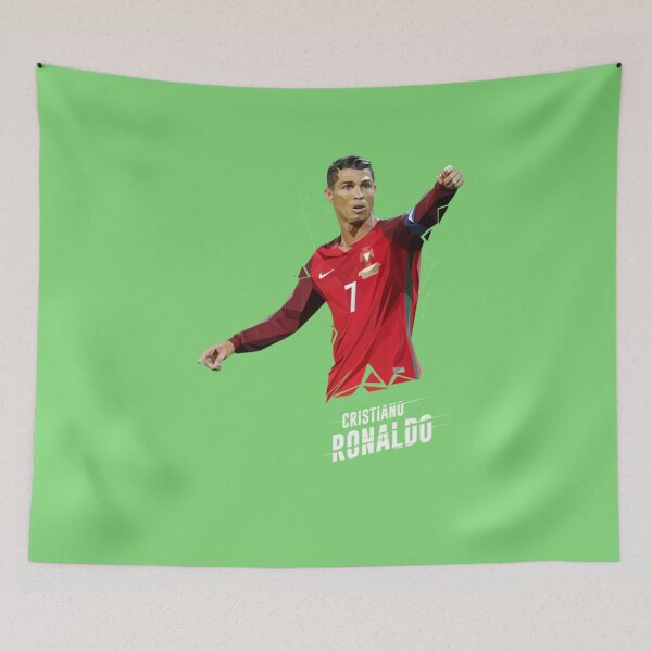 Aperçu de l'œuvre Ronaldo Cristiano Ronaldo Lowpoly Art créée et vendue par Cr7Fans.