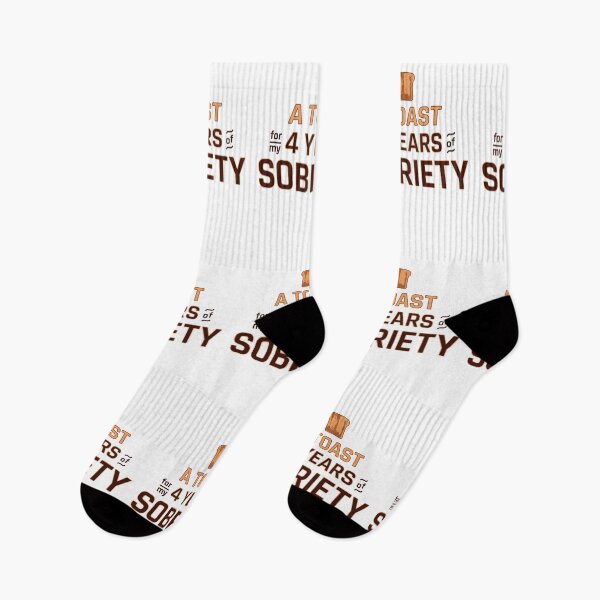 Item preview, Soberversary / 4 Year Sober Anniversary: Toast For Sobriety designed and sold by ClickForMore.