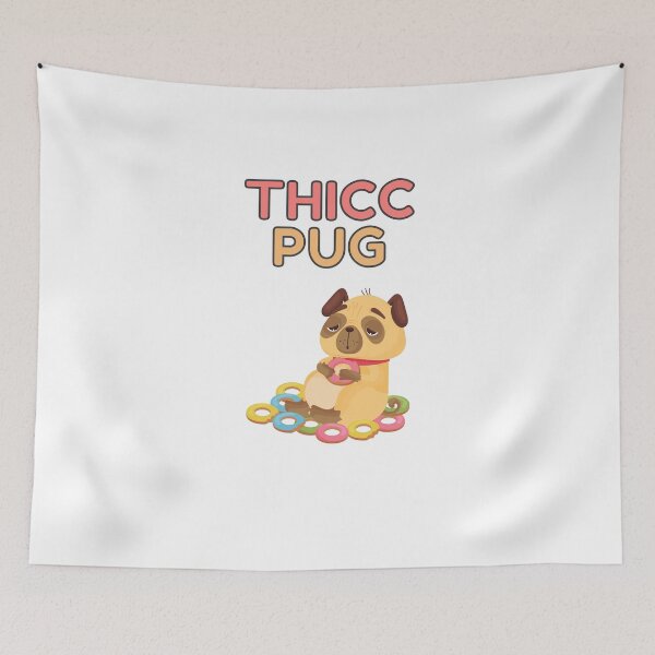 Item preview, Thicc Pug designed and sold by Trendy Merch 90.
