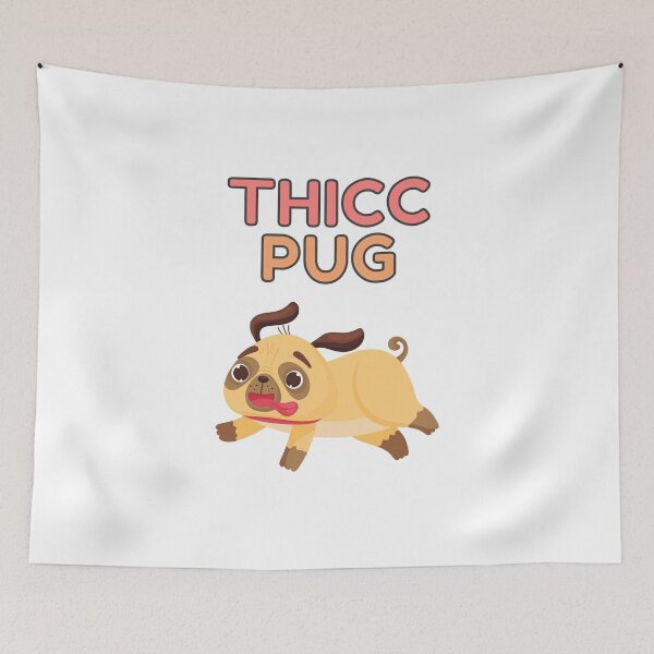 Item preview, Thicc Pug designed and sold by Trendy Merch 90.