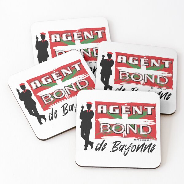 Artikelvorschau, Agent Bond de Bayonne - Humor Parodie Agent Basque entworfen und verkauft von rubislys.