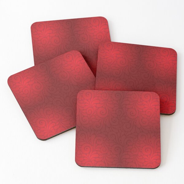 Item preview, Retro Disco Red Floral pattern designed and sold by TipTop GFX.