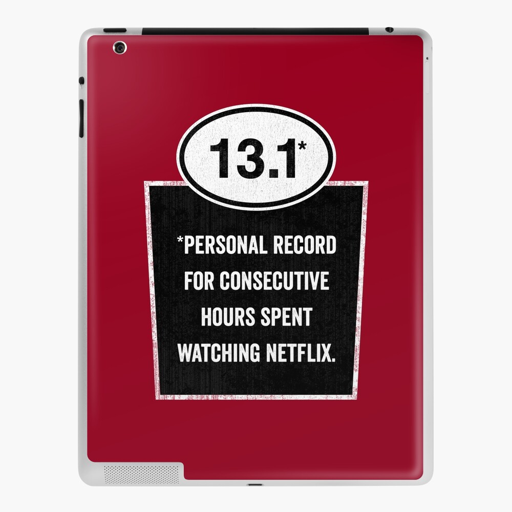 13.1 - Binge Watching Record iPad Case & Skin