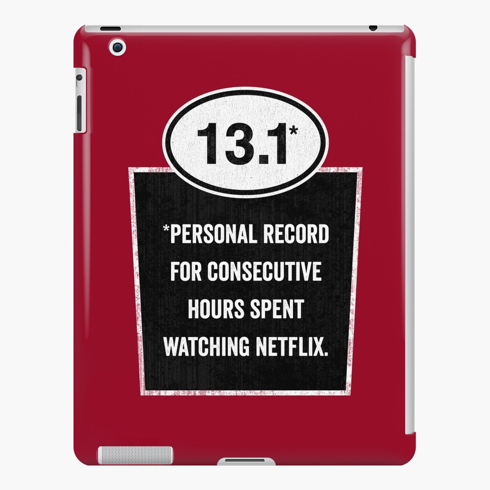 13.1 - Binge Watching Record iPad Case & Skin