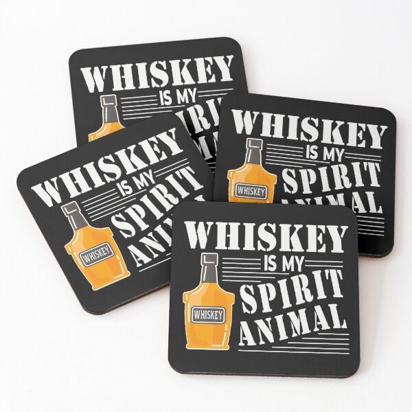Item preview, Whiskey Is My Spirit Animal designed and sold by Docartdesign.