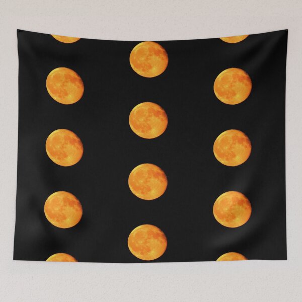 Item preview, Orange Pumpkin Moon designed and sold by sagespirit.