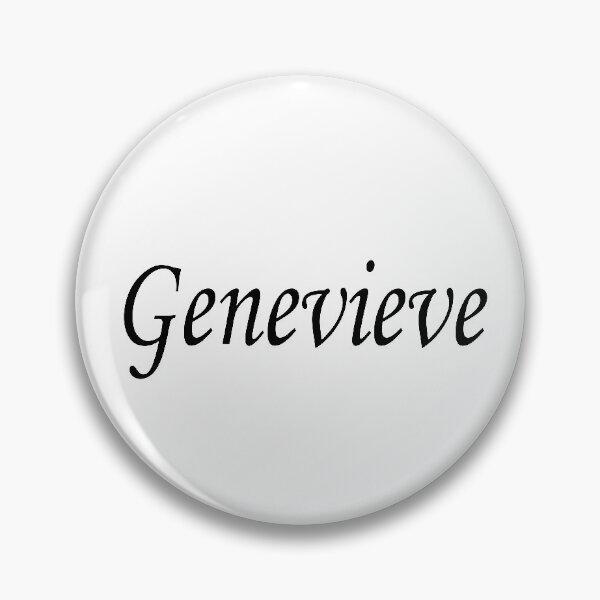 Item preview, Genevieve - black name lettering text - 0721 designed and sold by PrettyDesserted.