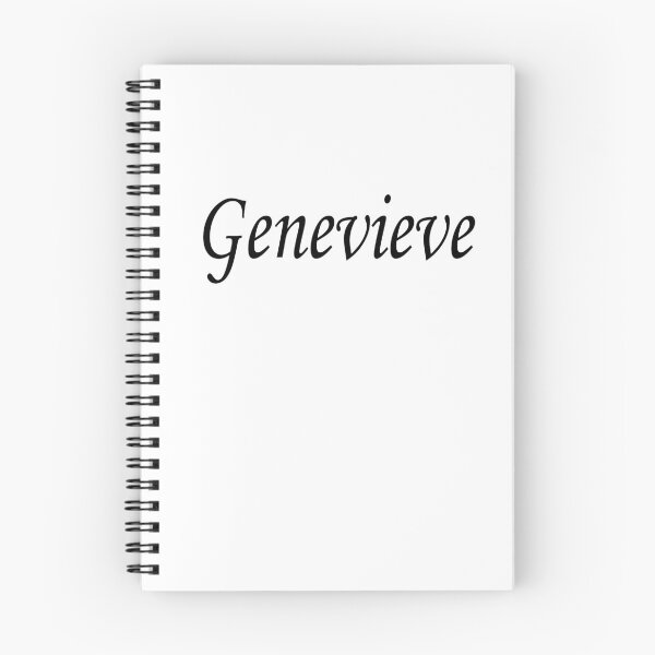 Item preview, Genevieve - black name lettering text - 0721 designed and sold by PrettyDesserted.