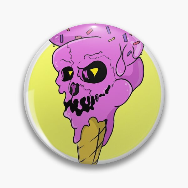 Item preview, Devil strawberry ice cream sticker  designed and sold by Devil4rt.