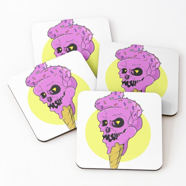 Item preview, Devil strawberry ice cream sticker  designed and sold by Devil4rt.