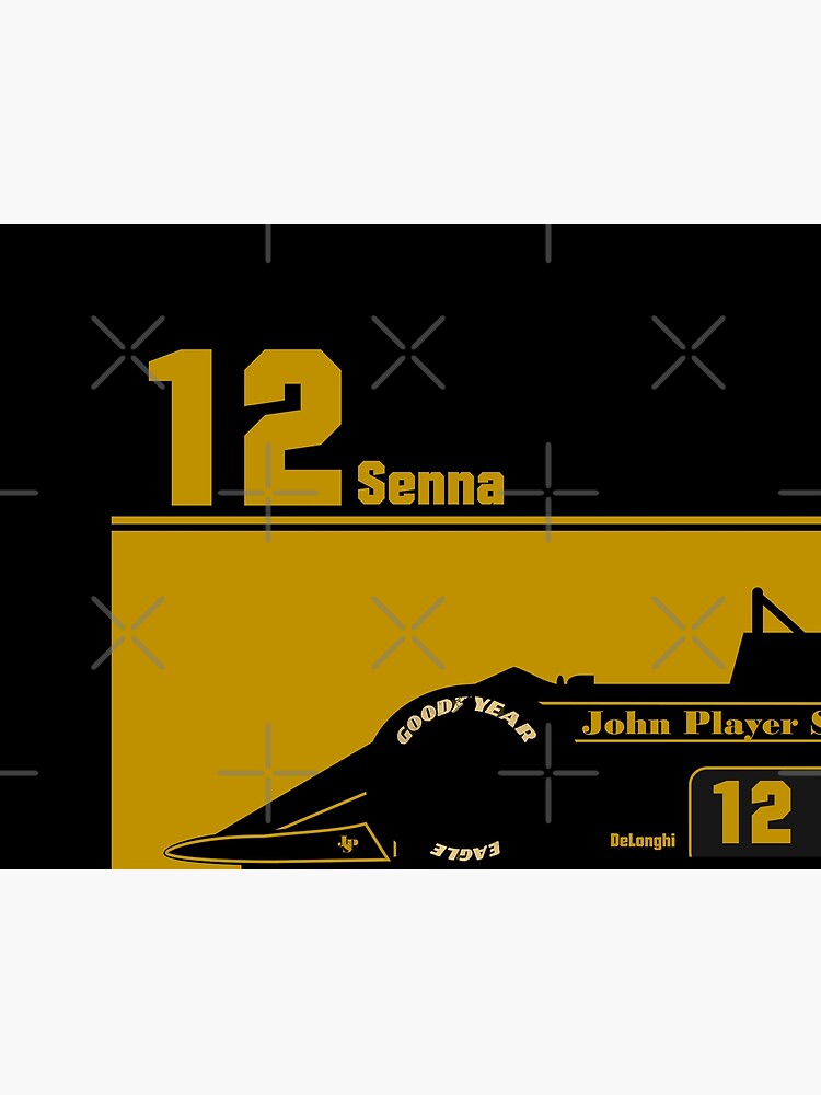 Discover Ayrton Senna Lotus Premium Matte Vertical Poster