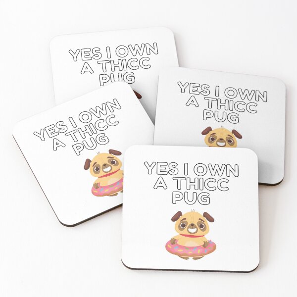 Item preview, Yes I Own A Thicc Pug designed and sold by Trendy Merch 90.