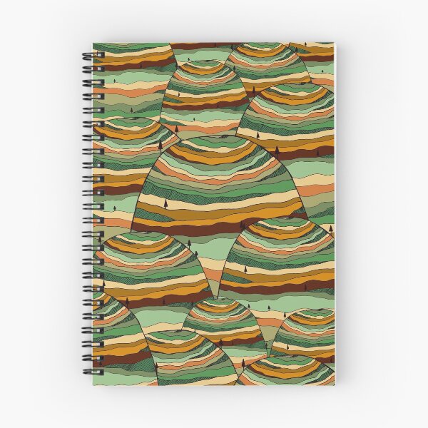 Item preview, The green pattern hills  designed and sold by Swadeillustrations.