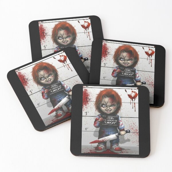 Item preview, Chucky doll with blood is flowing designed and sold by BurchettSandra.