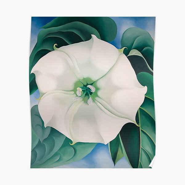 Georgia O’Keeffe, Jimson Weed, White Flower no 1 Poster