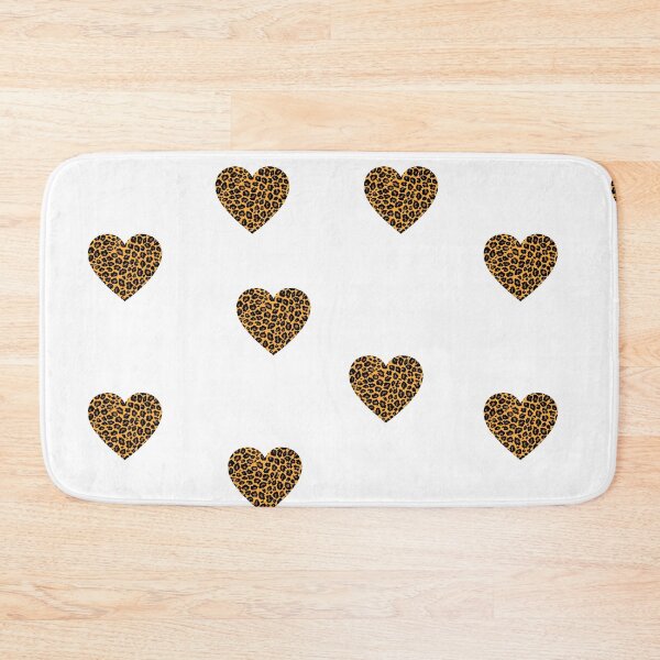 Item preview, Gold leopard pattern hearts - leopard skin pattern gold - leopard design designed and sold by Amalzaki.