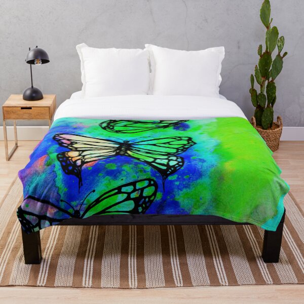 Item preview, Flying Butterflies with Watercolor work designed and sold by MinArt Illustrations.