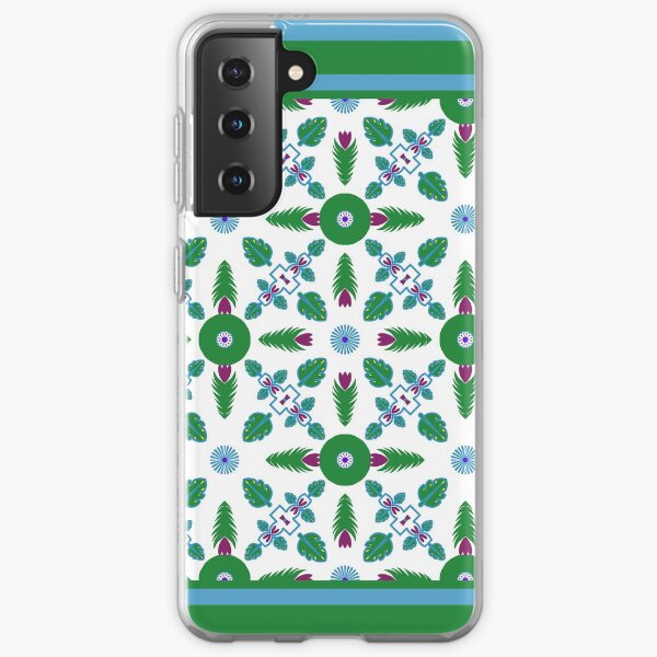 Ethnic pattern for textile, geometry shape. Samsung Galaxy Soft Case