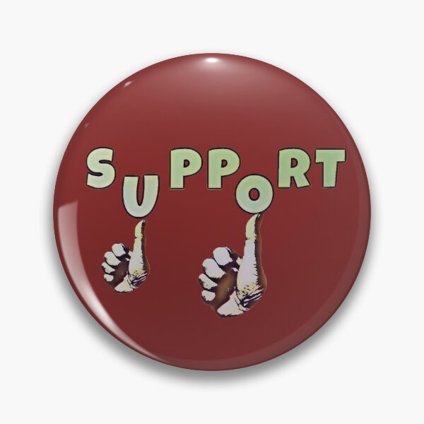 Item preview, Support - support lettering thumbs slogan designed and sold by kikidu21.
