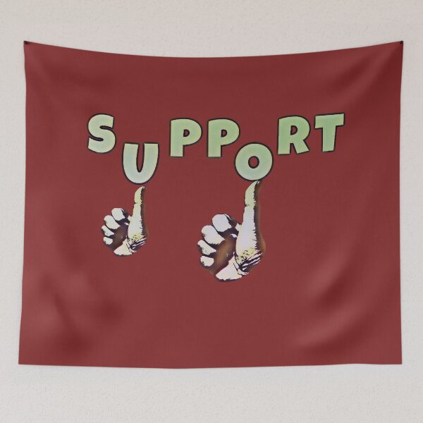 Item preview, Support - support lettering thumbs slogan designed and sold by kikidu21.