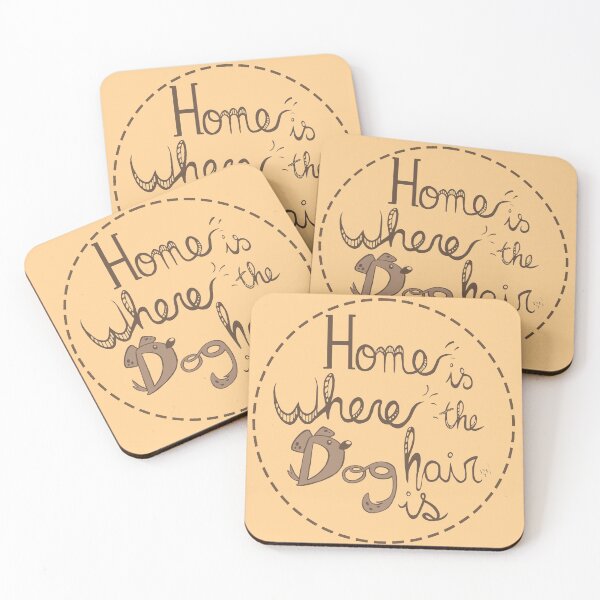 Item preview, Home's where the dog hair is designed and sold by Gatuchinhos.