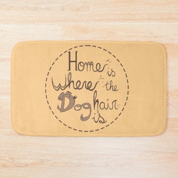 Item preview, Home's where the dog hair is designed and sold by Gatuchinhos.