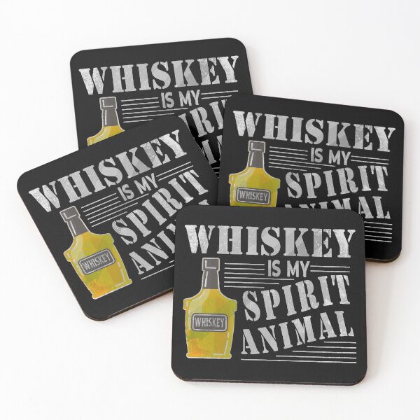Item preview, Whiskey Is My Spirit Animal designed and sold by Docartdesign.