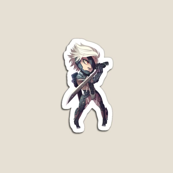 Item preview, MGR Raiden Sticker designed and sold by andyarts.