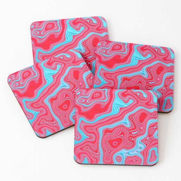 Item preview, Red and Blue abstract pattern designed and sold by bradm50.