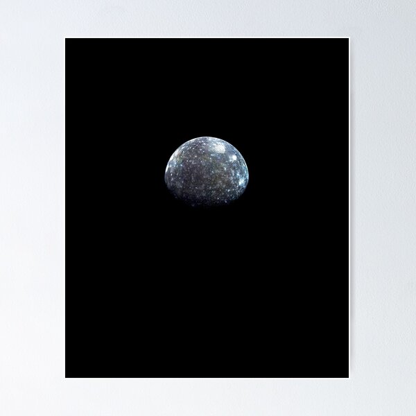 Item preview, Callisto, fourth moon of Jupiter designed and sold by CosmicStyles.
