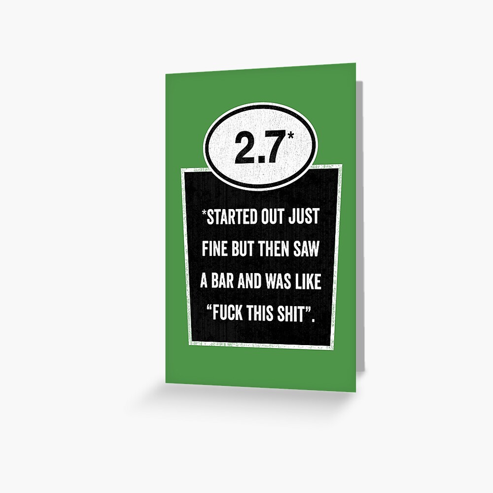 Item preview, Greeting Card designed and sold by DamnAssFunny.