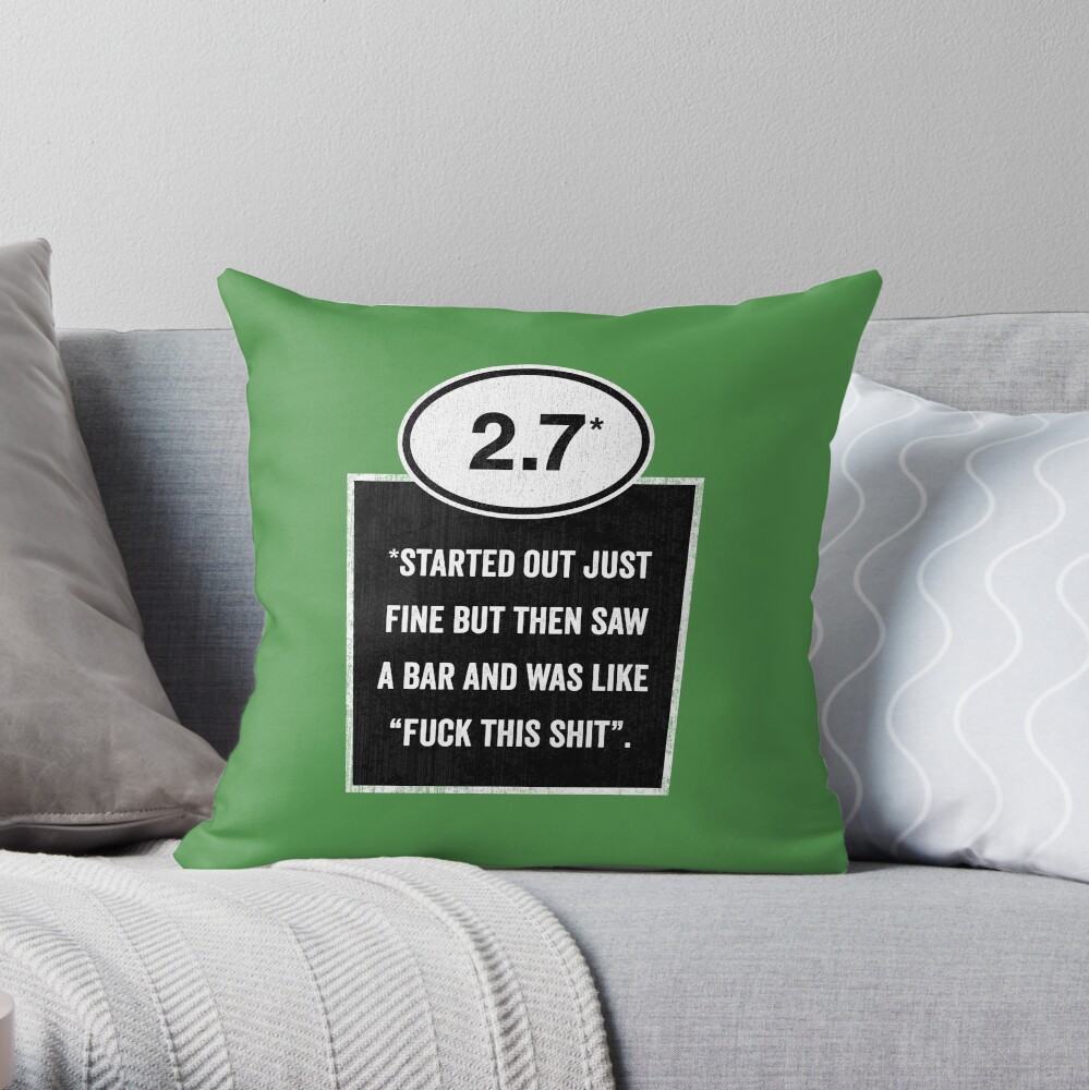Item preview, Throw Pillow designed and sold by DamnAssFunny.