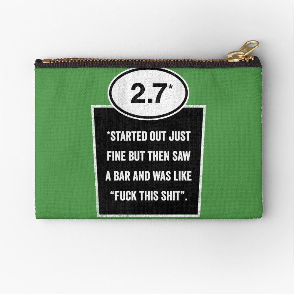 Item preview, Zipper Pouch designed and sold by DamnAssFunny.