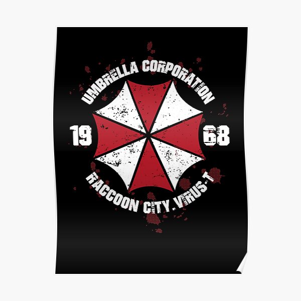 RACCOON CITY SIGN Drawstring Bag Resident Zombie Wesker Umbrella Logo Evil Girl 