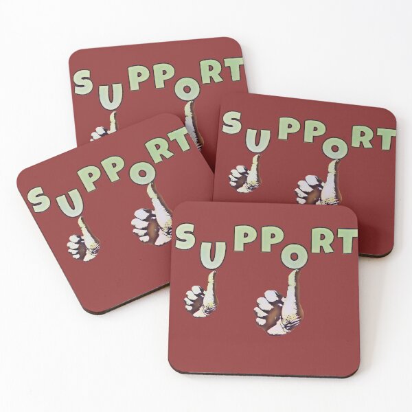 Item preview, Support - support lettering thumbs slogan designed and sold by kikidu21.